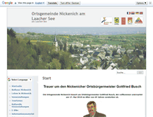 Tablet Screenshot of nickenich.de